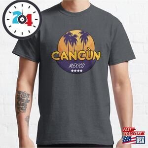 Cancun Tropical Mexican Beach Summer Souvenir Classic T-Shirt
